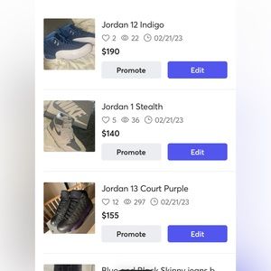 Jordan’s for sale in mercari!
